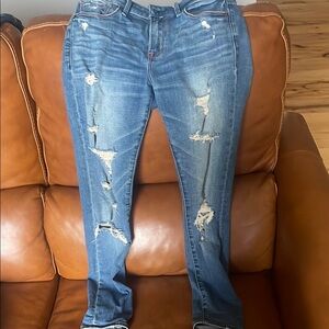 Abercrombie & Fitch mid-rise super skinny. Size 27/4s